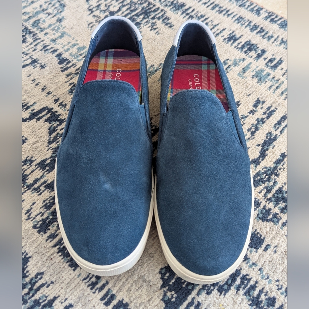 Cole Haan Grandseries Grandos Contender 2.0 Moonlit Ocean Suede Size 7